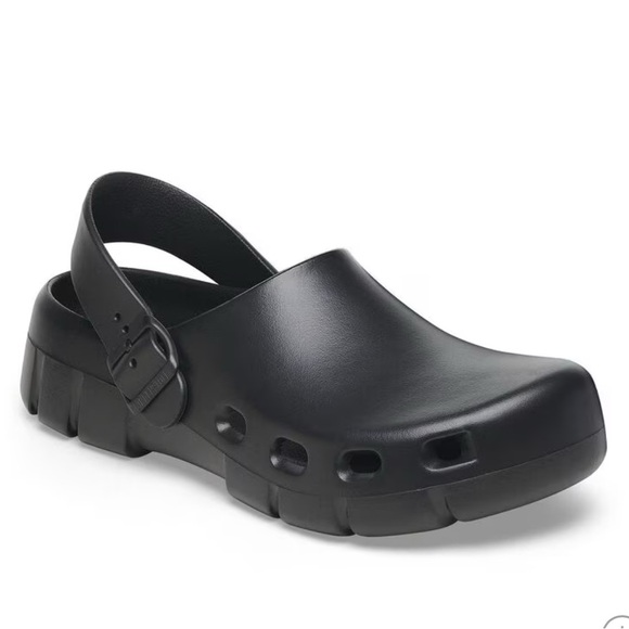 Birkenstock Black Birki Flow EVA Clogs - Picture 1 of 9